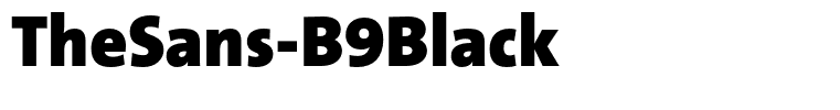 TheSans-B9Black