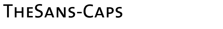 TheSans-Caps