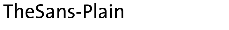 TheSans-Plain