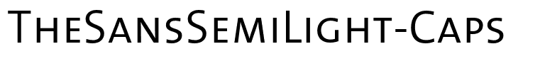 TheSansSemiLight-Caps