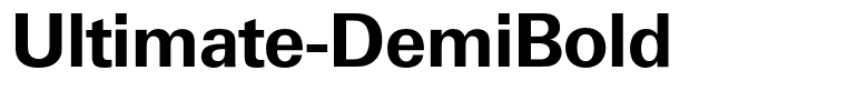 Ultimate-DemiBold