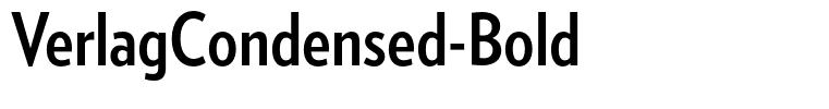 VerlagCondensed-Bold