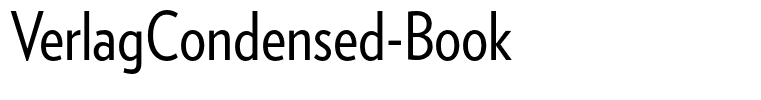 VerlagCondensed-Book