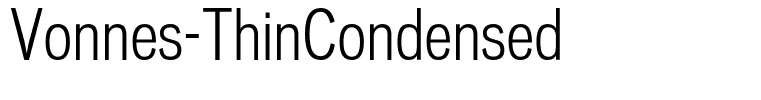 Vonnes-ThinCondensed
