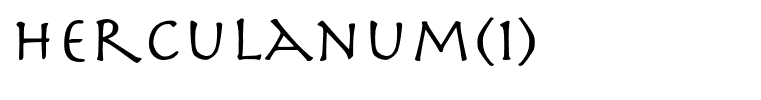 Herculanum(1)