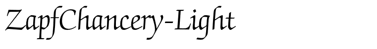 ZapfChancery-Light