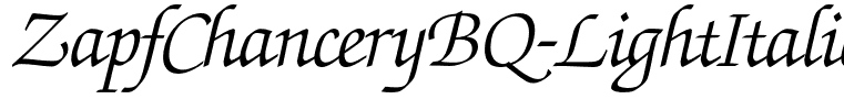 ZapfChanceryBQ-LightItalic