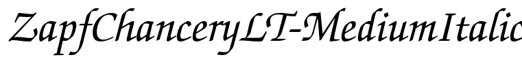 ZapfChanceryLT-MediumItalic