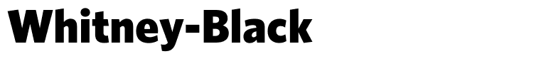 Whitney-Black