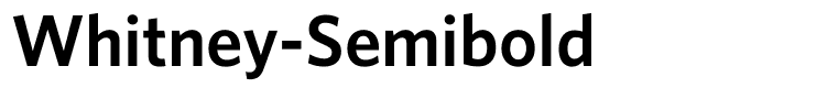 Whitney-Semibold