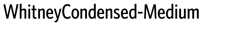 WhitneyCondensed-Medium