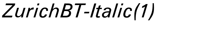 ZurichBT-Italic(1)