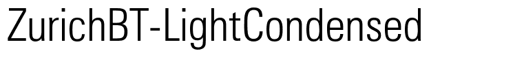 ZurichBT-LightCondensed