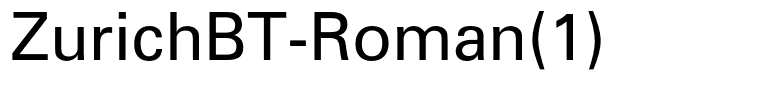 ZurichBT-Roman(1)