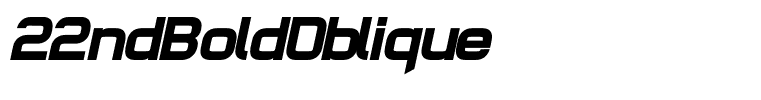 22ndBoldOblique