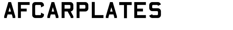 AFCarplates