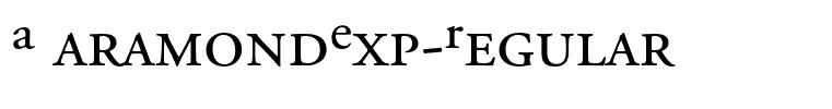 AGaramondExp-Regular