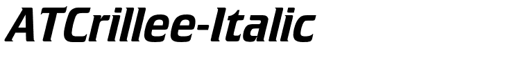 ATCrillee-Italic