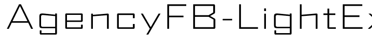 AgencyFB-LightExtended