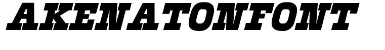 AkenatonFont