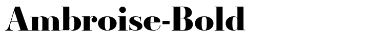 Ambroise-Bold