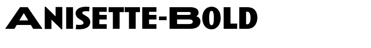Anisette-Bold