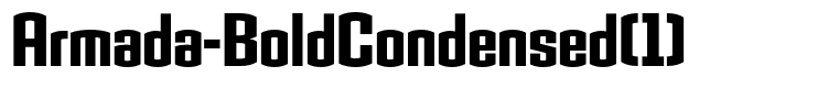 Armada-BoldCondensed(1)