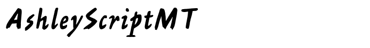 AshleyScriptMT