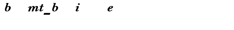 BellMT-BoldItalicExpert