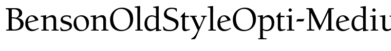 BensonOldStyleOpti-Medium