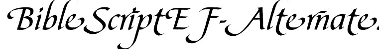 BibleScriptEF-Alternates