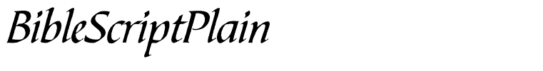 BibleScriptPlain