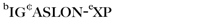 BigCaslon-Exp