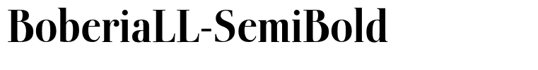 BoberiaLL-SemiBold
