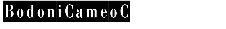 BodoniCameoC