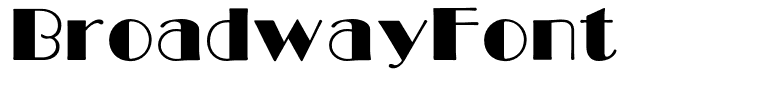 BroadwayFont