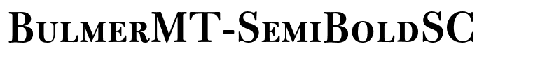 BulmerMT-SemiBoldSC