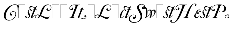 CaslonItalicSwashesPlain