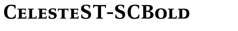 CelesteST-SCBold