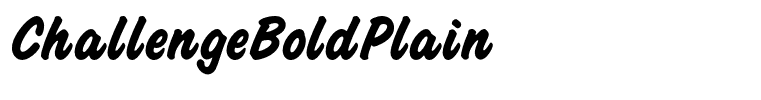 ChallengeBoldPlain