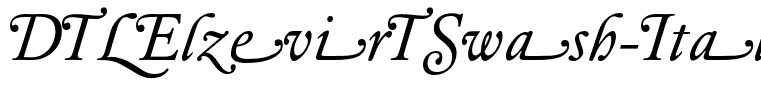 DTLElzevirTSwash-Italic