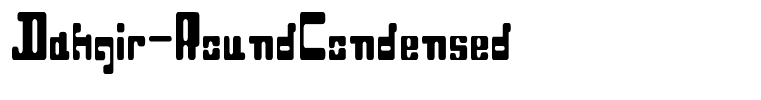 Dahgir-RoundCondensed