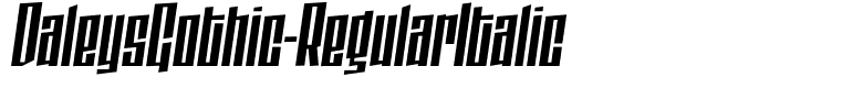 DaleysGothic-RegularItalic
