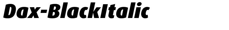 Dax-BlackItalic