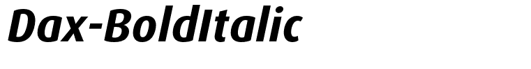 Dax-BoldItalic