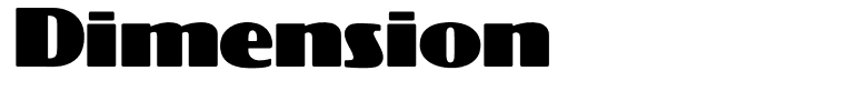 Dimension