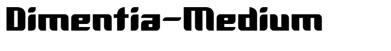 Dimentia-Medium