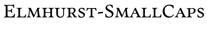Elmhurst-SmallCaps