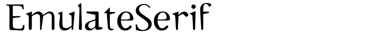 EmulateSerif