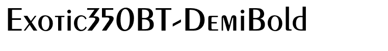 Exotic350BT-DemiBold